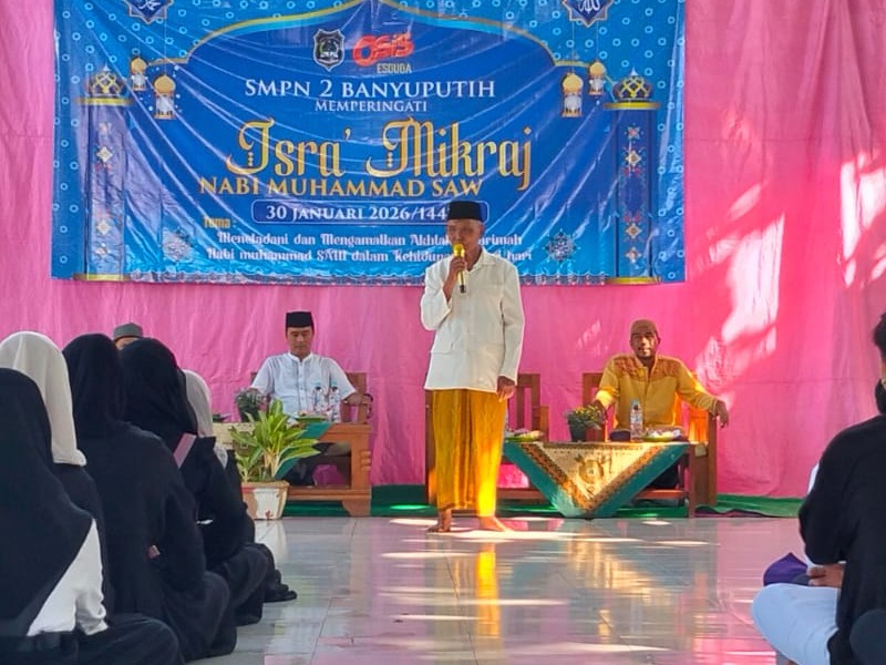 Dengan Isra Mi'raj "Meneladani dan Mengamalkan Akhlaqul Karimah Nabi Muhammad SAW dalam Kehidupan Sehari-hari"